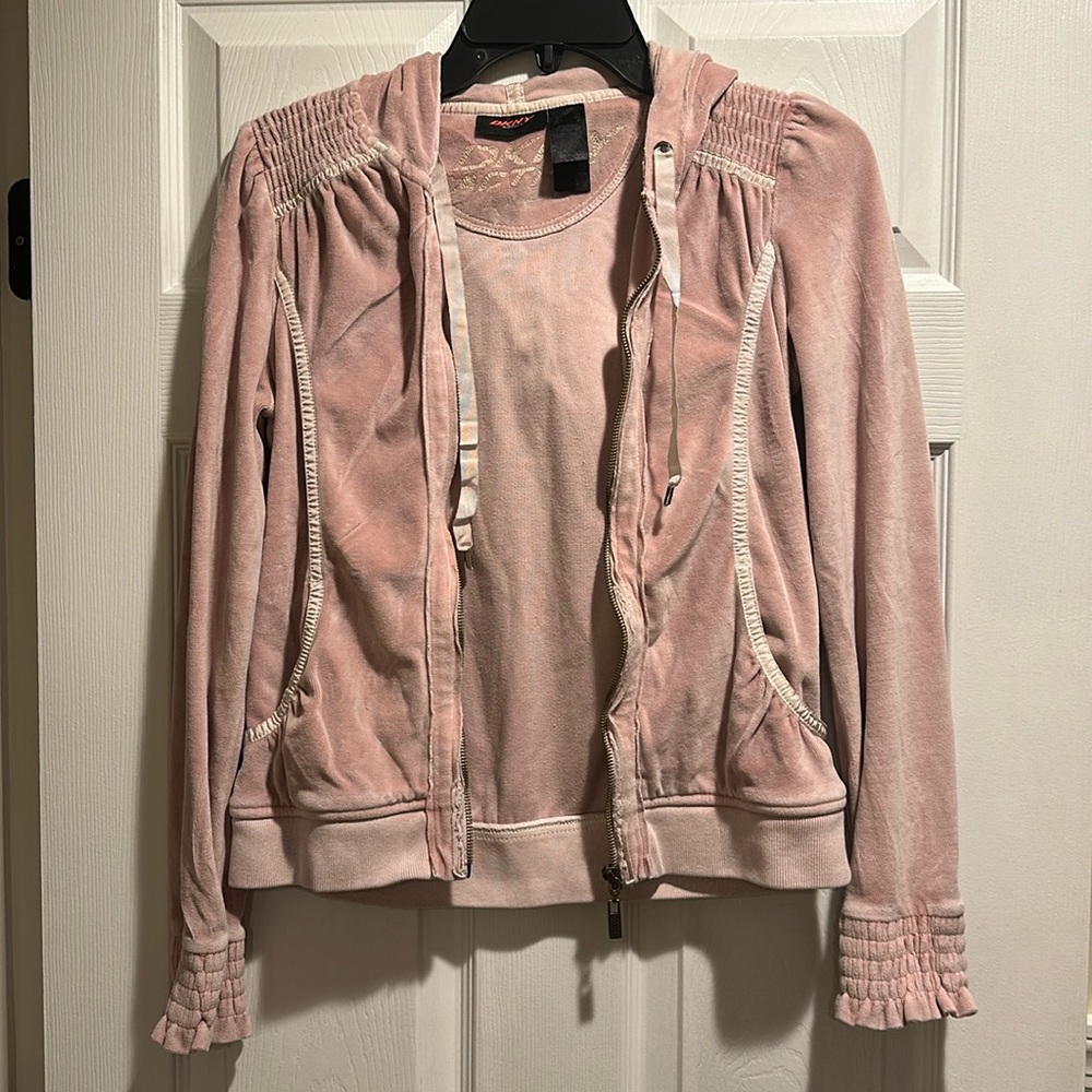 DKNY Active size small pink sweater